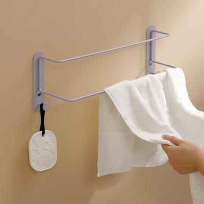 No Drilling Bathroom Towel Rail Multifunction Towel Hanger  Bathroom  Accessories