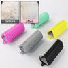 Soft Silicone Pet Bath Brush Triangle Massage Tool DeepCleaning Removal Effective Pet Hair Silicone Hollow Rubber Cleaning Brush