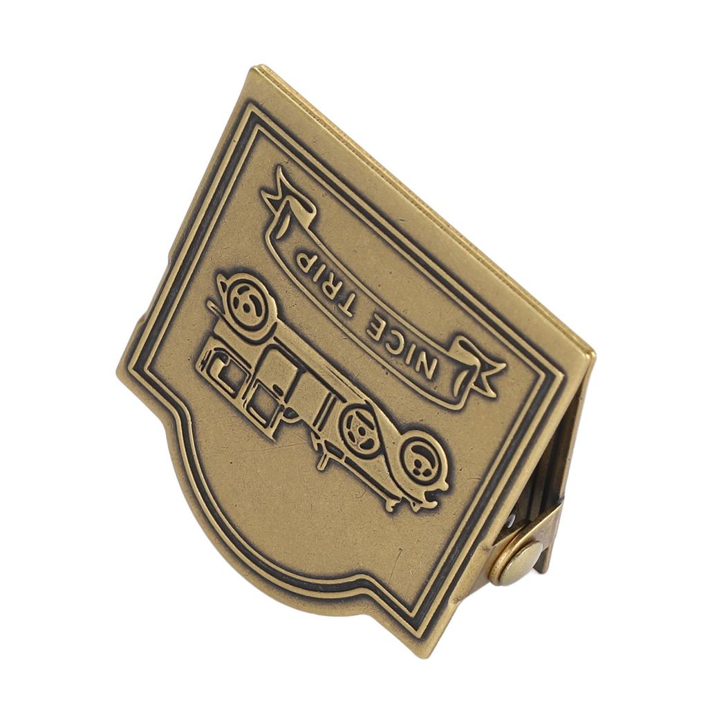 Messing Klemheftklammer Vintage Dekorativ Starke Klemmkraft Buchklemme für Journal Notizbuch Zeichenpapier Skizzenpapier