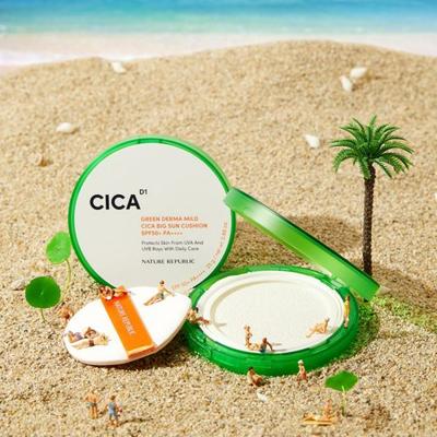 Green Derma Mild Cica Big Sun Cushion SPF50+PA++++ 25g 289094, Green Derma Cica Big Sun Cushion (fino al 25.3.31), 1 pezzo