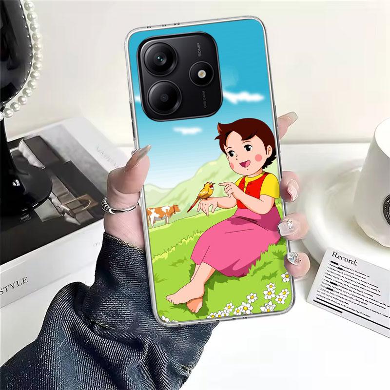 

Heidi Cute Cartoon Soft Phone Case For Xiaomi Redmi Note 15 14 14S 13 12 Pro Plus 12S 11 11S 11E 10 10S 11T 5G Fundas Coque Redm Redmi Note 10 Pro 4G