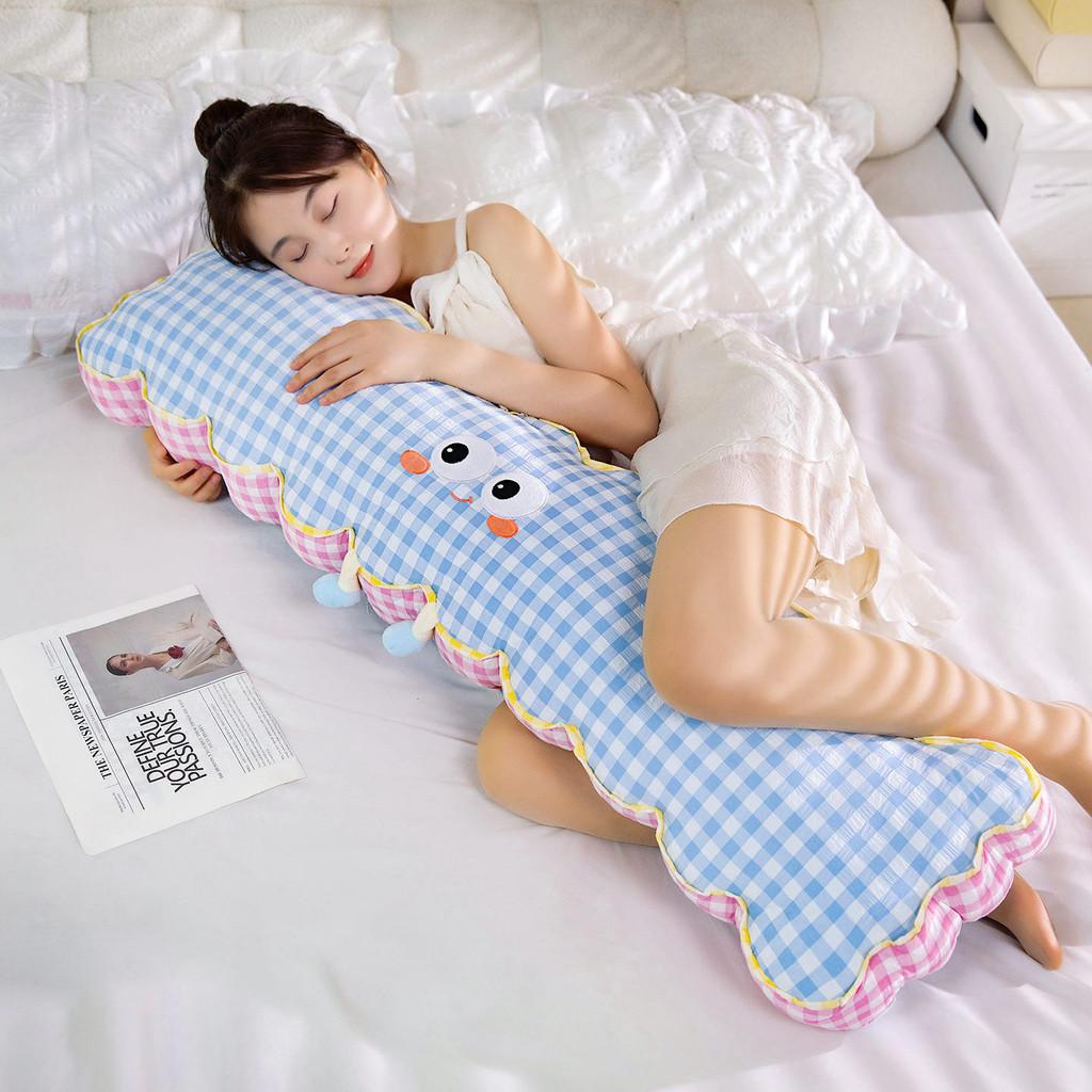 Padrão de Grade Estilo Desenho Animado Corpo de Gravidez Com Zíper Capa Lavável Para Sono Confortável