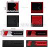 1PC 3D Roush Performance Car Trunk Metal Alloy Adhesive Badge Emblem Body Tailgate Accessories For Mustang Shelby GT GT 500