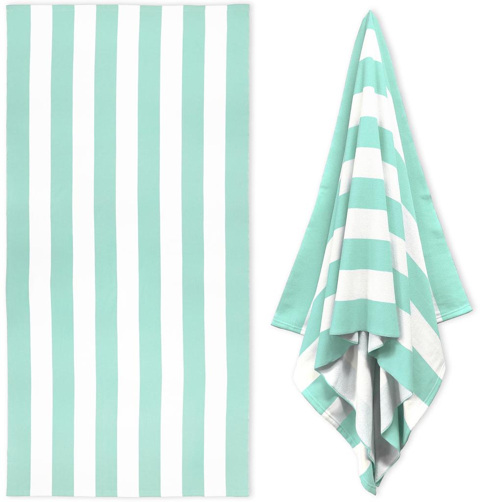 Striped Microfiber Beach Towel Digital Print Quick Dry Absorbent Adult Swimming Sports Bath Towel Sand Free Gym Travel Towel