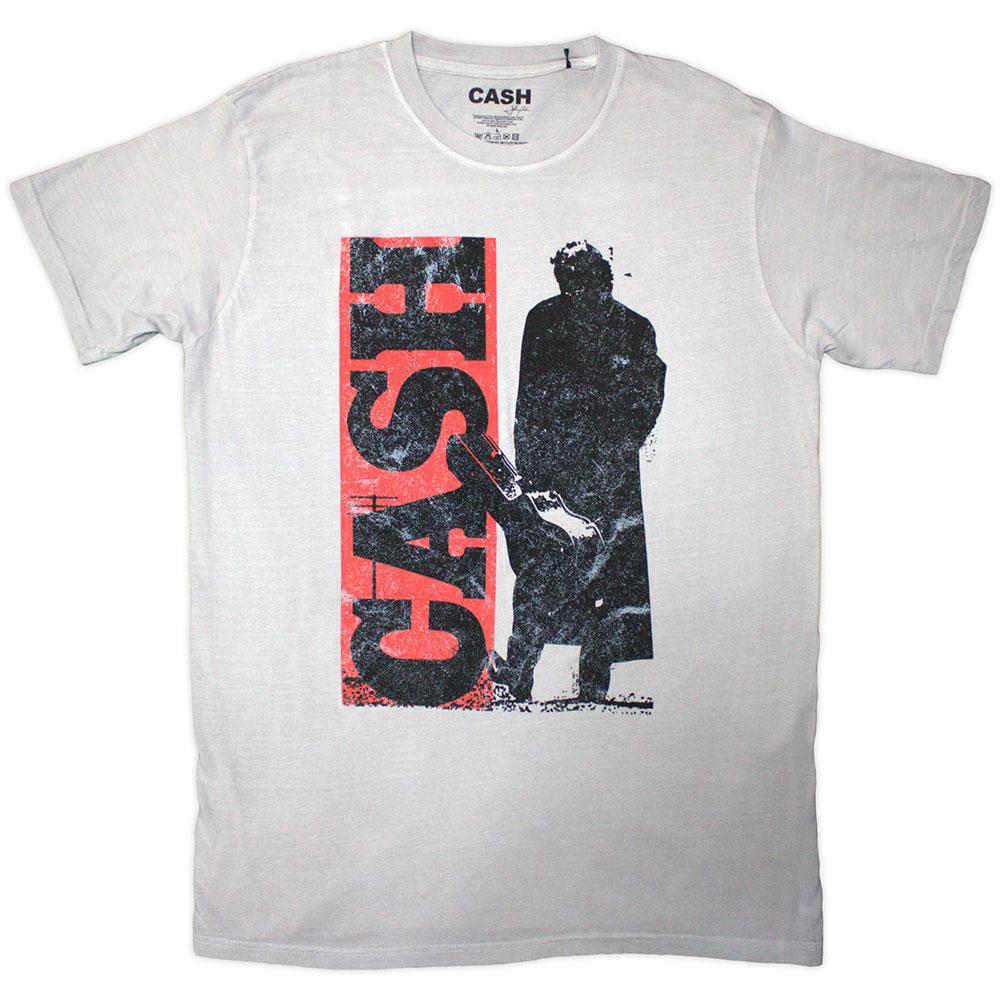 Johnny Cash Unisex Adult Silhouette T-Shirt