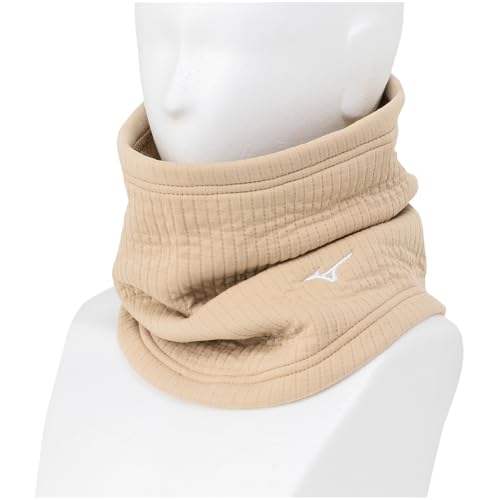 Deluxe Warm Breath Thermo Neck Warmer for Golf, Heat-Generating Material, Cold Protection, Men's, Mocha, E2MYB503