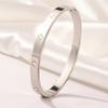 Classic titanium steel bracelet for women, popular fashion light luxury bracelet, ten diamond gold bracelet for girlfriends