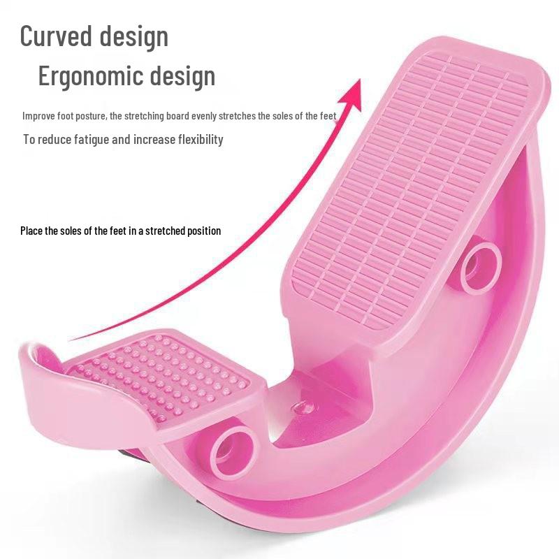 Yoga Calf Incline Board & Foot Massage Stretching Wheel Set