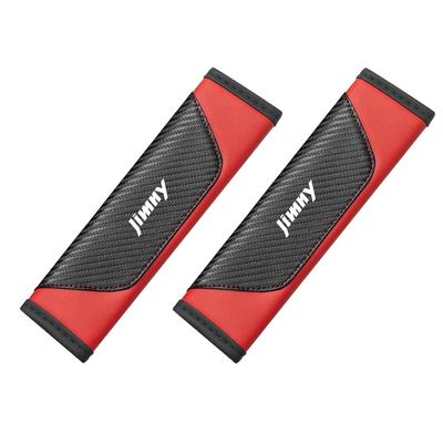 InnoWave Car Seat Belt Cover Compatible with Connection Seat Belt Shoulder Soft and Durable Safety Belt Shoulder Protection Designed To Fit Car Red