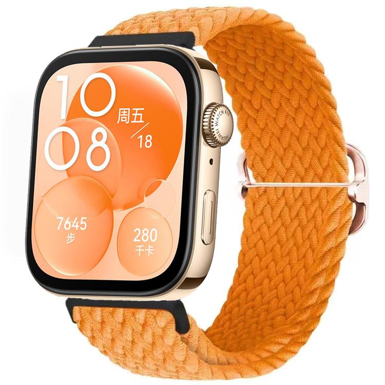 Gevlochten Nylon Lusband voor Huawei Watch Fit 4/3 Verstelbare Elasticiteit Armband Polsband Huawei Watch Fit 4/4 Pro Accessoires