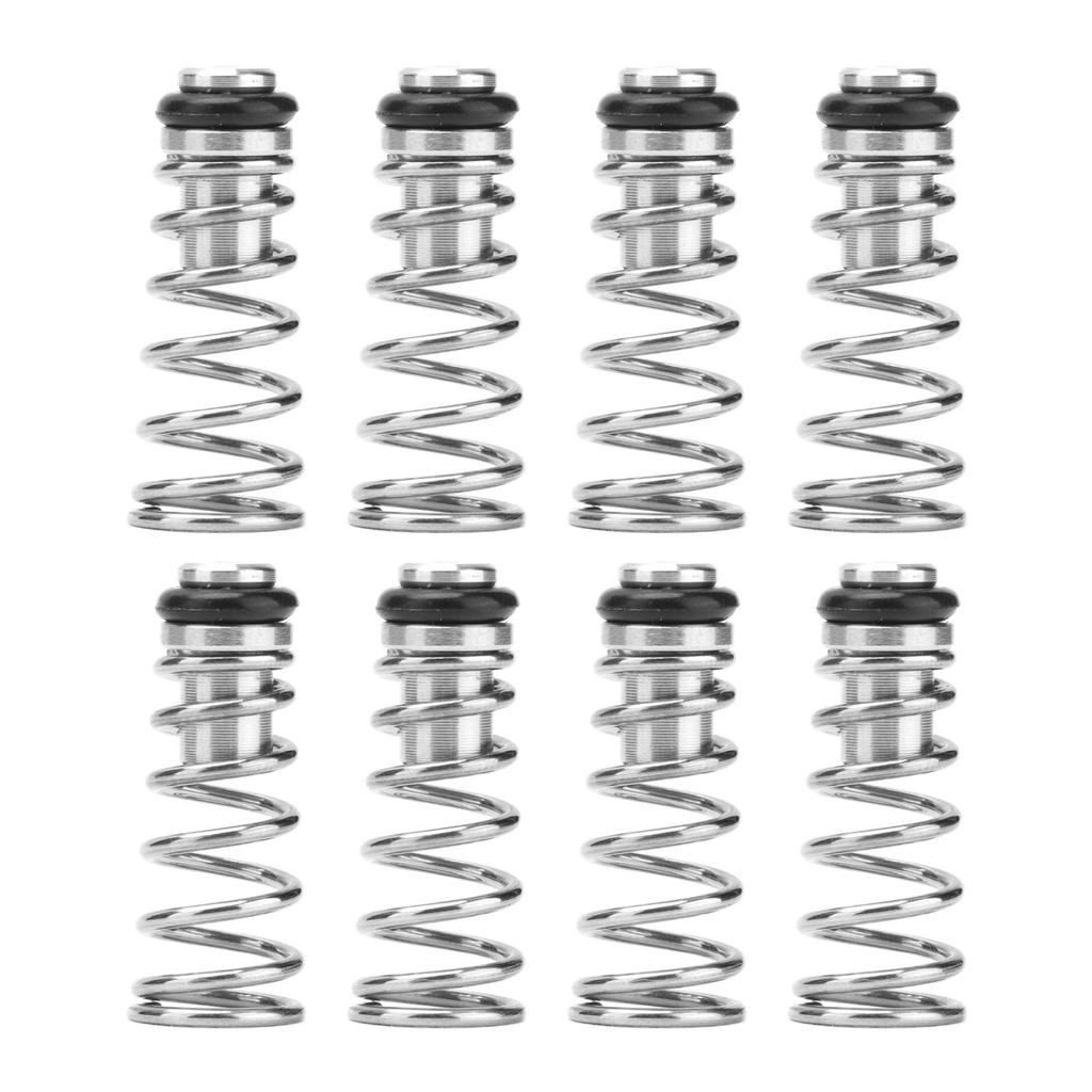 8Pcs Poppet Valve Good Airtightness No Leakage Corrosion Resistant Easily Use Install Ball Lock