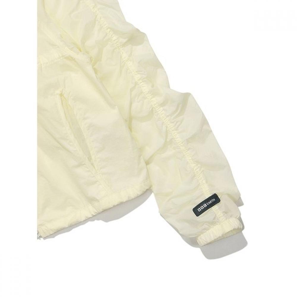 Bbc Earth Women Crop Jacket Shearing String  Ivory 