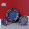 Portable Foldable Plastic Laundry Basin Travel Wash Basin Safe Durable for Bathroom Household Use
