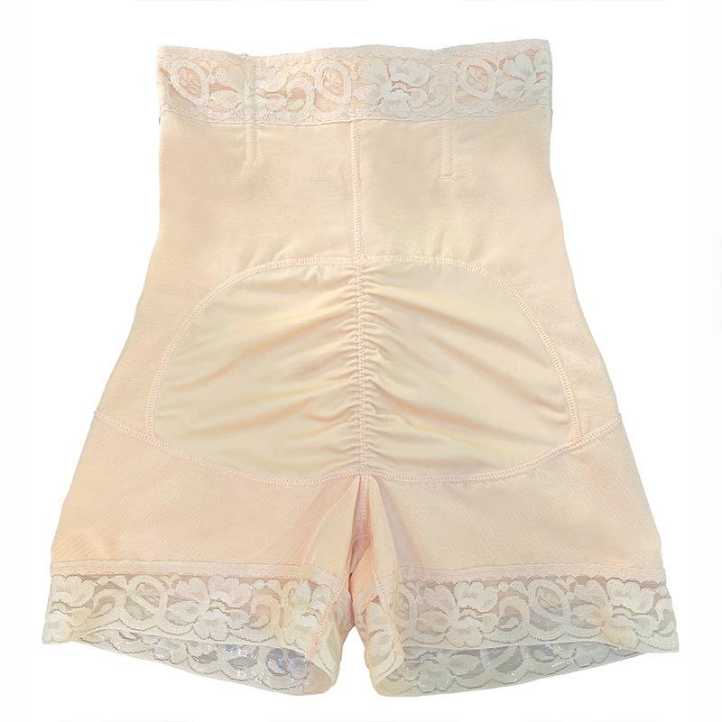 Women High Waist Front Zip Tummy Control Hip Lifting Body Shaping Pants