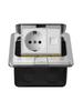 F26C Stainless Steel Receptacle Outlet Pop-Up Floor Electrical Outlet Floor Socket Waterproof Electrical Outlet Cover Box