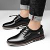 Men Luxury Business Oxfords Leather Shoes Breathable Formal Dress Shoes Male Office Wedding Flats Rubber Footwear Mocassin Homme