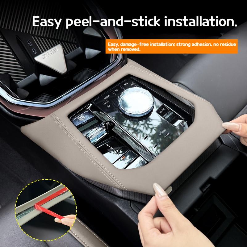 For BMW X3 G45 2025 Car Central Control Gearshift Panel Gear Position Seamline Coverings for Car Interior Decoration Accessories