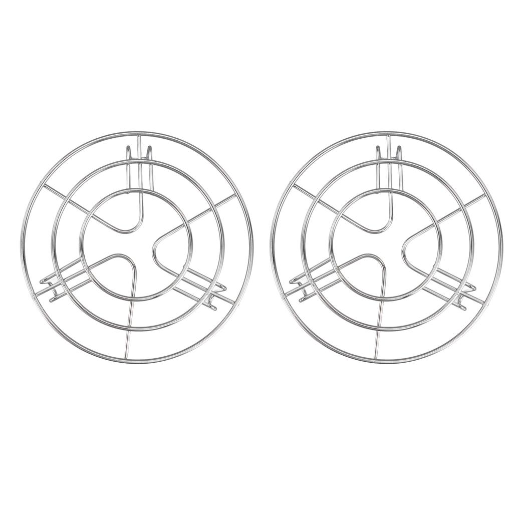 2 stk Dampskålstativ Høy temperaturbestandighet Lett å rengjøre Rustfritt Høy hardhet Instant Pot