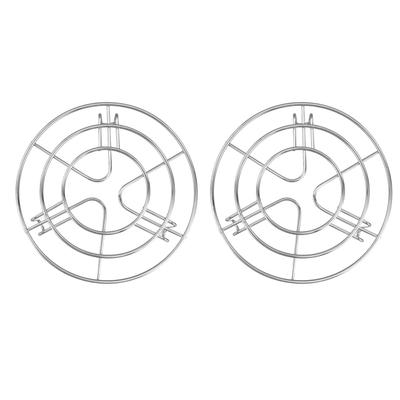 2Pcs Steamers Shelf High Temperature Resistance Easy To Clean Anti Rust High Hardness Instant Pot