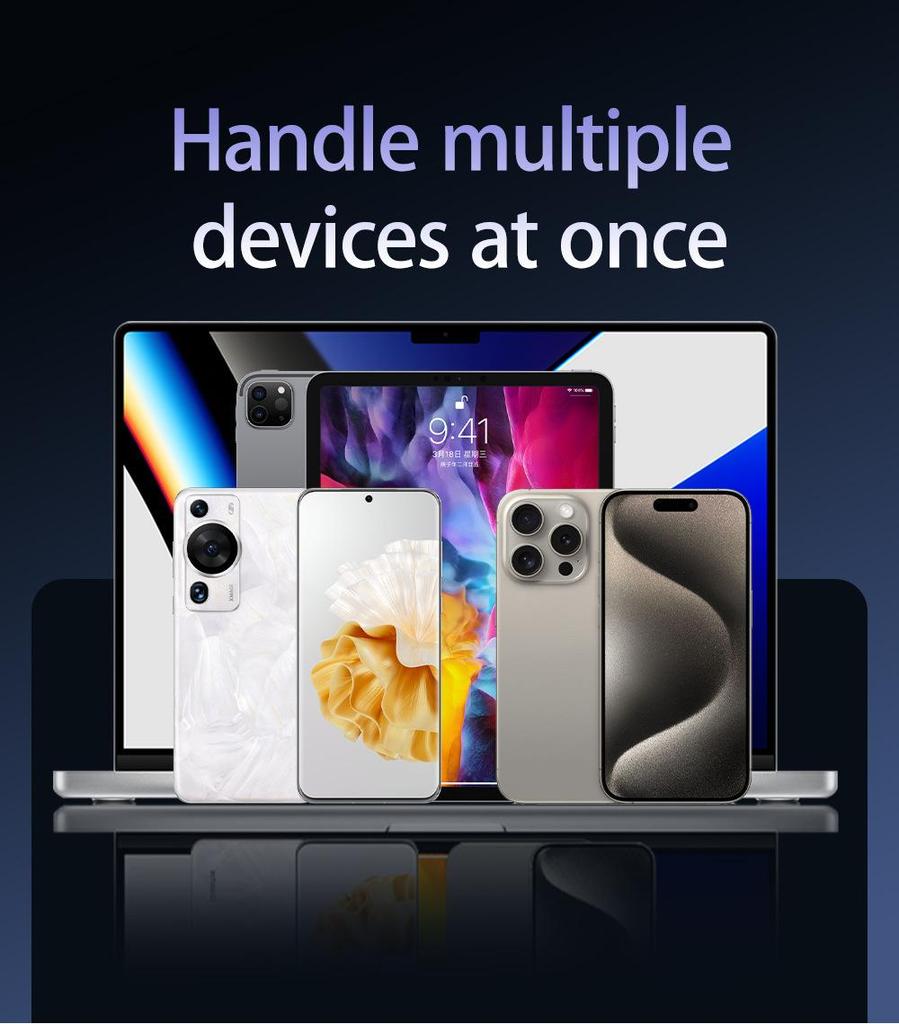 Foldable Charging Cable With Integrated Stand Fast Charging Cable Phone Tablet 240W Ultra-Fast Data Cable Phone Holder