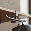 Under Desk No Drill Clamp Mount Double Rod Headphone Backpacks Hook Holder For Home Office And Classroom Organization