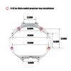 Ronan Headlight Mounting Frame Adapter For Hella 3R G5 Koitos Mondeo Pajero Retrofit Bi-xenon Biled Projector Lens Car Headlight