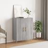 Vidaxl Cabinet, Sonoma Grey Oak, 69.5X34X90Cm, Wood-Based Material