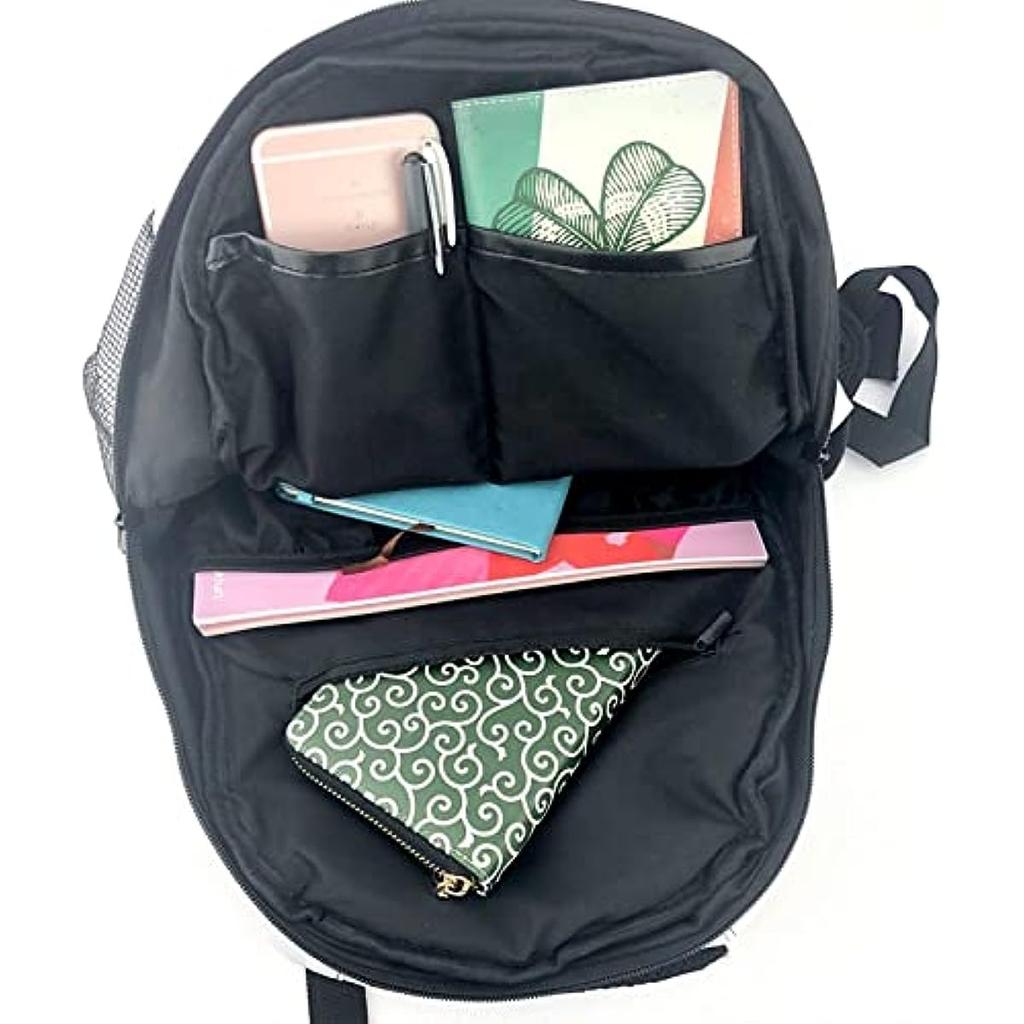 Mochila Multiusos para Ocio con Estampado de Cómics Abstractos y Texto Estilo Graffiti Urbano Yo Pop Super Grunge Wow Mochila de Viaje Deportiva Escolar