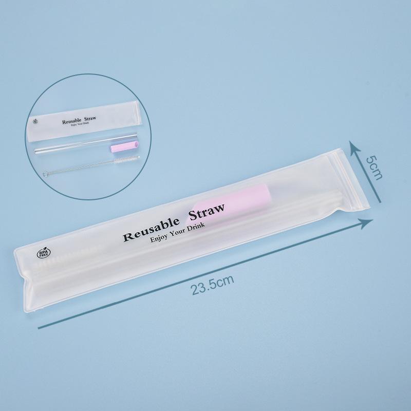 0.8Cmtritan Telescopic Straw Multi-Color Optional Set Milk Tea Beverage Reusable Water Cup Straw