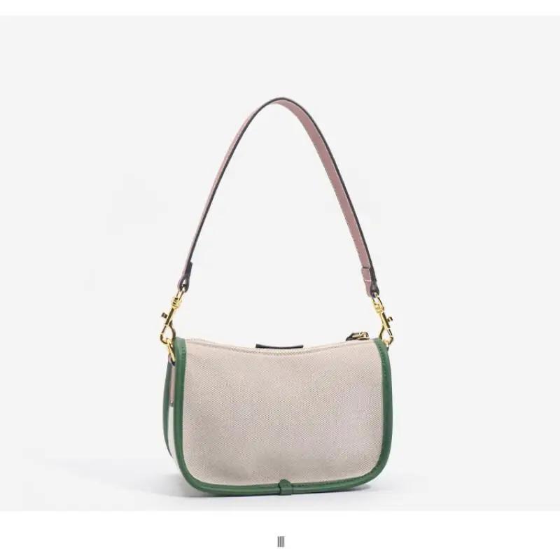 Women Shoulder Bag Fashion Light Luxury Niche New Ladies High Quality Crossbody Bag Sports Canvas Casual Handbag