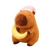 New Good Night Kapibala Doll Plush Toys Girls Nightcap Star Capybara Doll Doll
