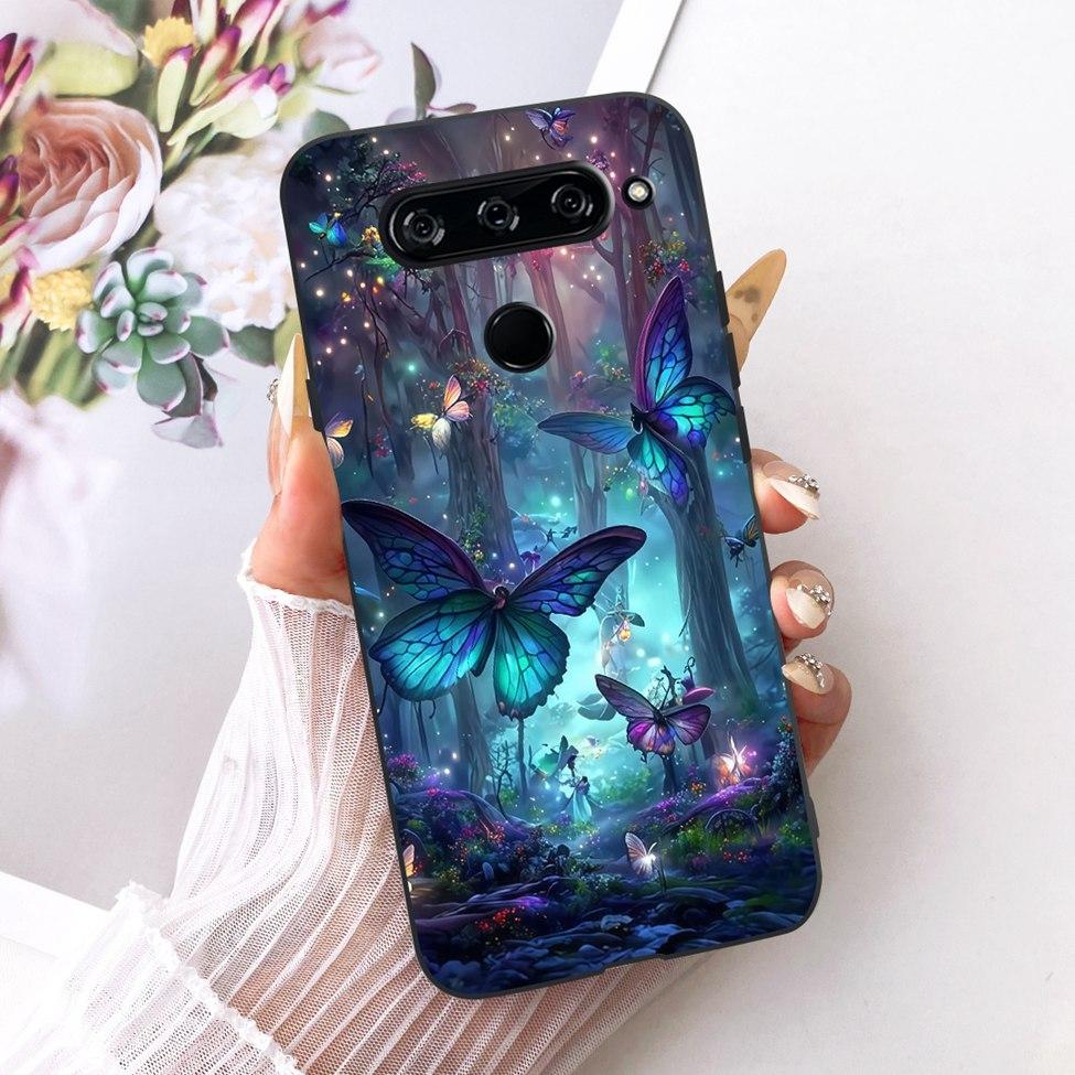Phone Case For LG V40 ThinQ Cover Aesthetic Cute Fashion Funny Painted Casing For LG V40 ThinQ V405 LM-V405 LM-V409N