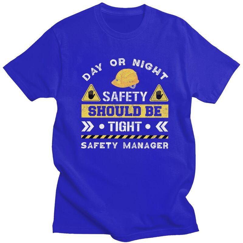 Security Safety Officer Security Officer Safety Ager Gift T Shirt Pure Cotton Tshirt Short Sleeve Tee Shirt Slim Fit Clothing