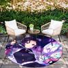 Cartoon Print Round Area Rug,Carpet Rug for Living Room Bedroom Sofa Playroom Decor,Non-slip Floor Mat