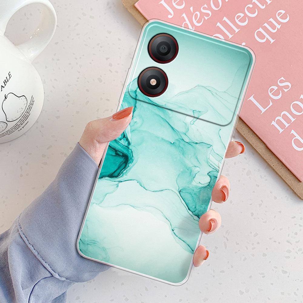 Für ZTE Blade A34 Hülle Für ZTE Blade A54 Cover Mode Klar Schutz Weiches Silikon Handyhüllen Für ZTE Blade A34 A54 Coque Funda