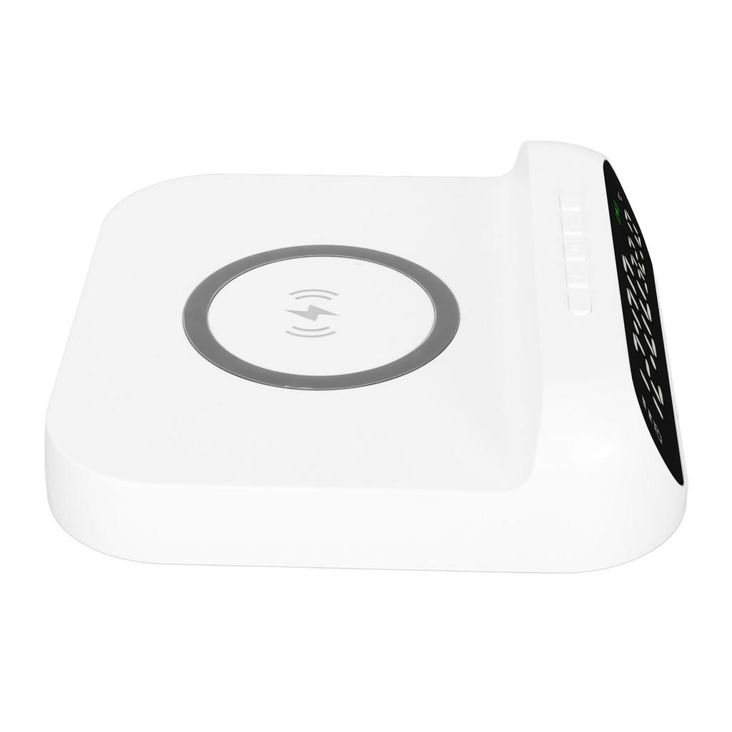 Wireless   Alarm Clock Multifunctional Temperature Display LED 10W Gradual Increase in Alarm Volume Digtial Alarm Clock Charging Station