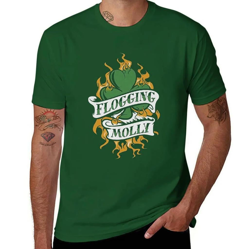 Flogging Molly TShirt sublime korean fashion heavyweights summer clothes mens champion t shirts 2025 new model