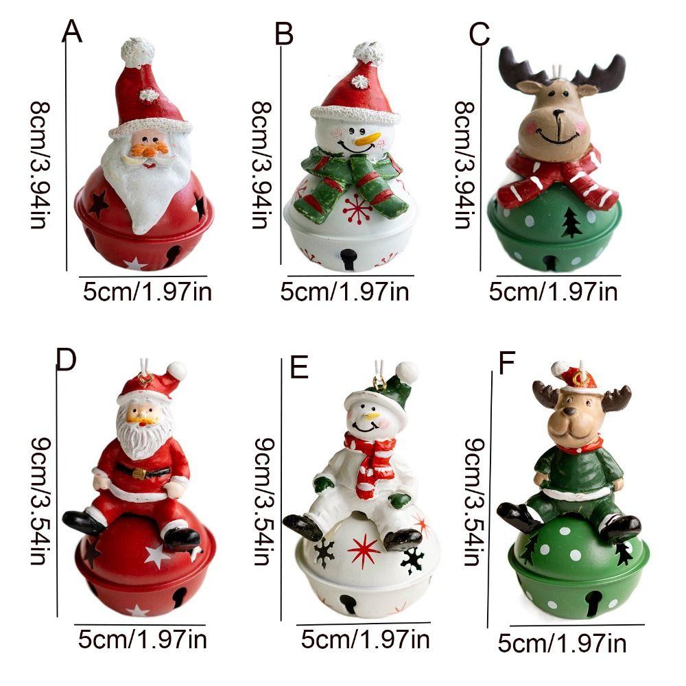 Cute Snowman Christmas Tree Pendant Resin/Iron Xmas Tree Pendant  Home Decor