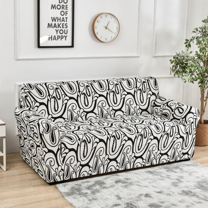 Soft Stretchy Sofa Cover for Corner Sofa L-shaped Sectional Sofa Full Wrap Slipcover for Armrest Sofa