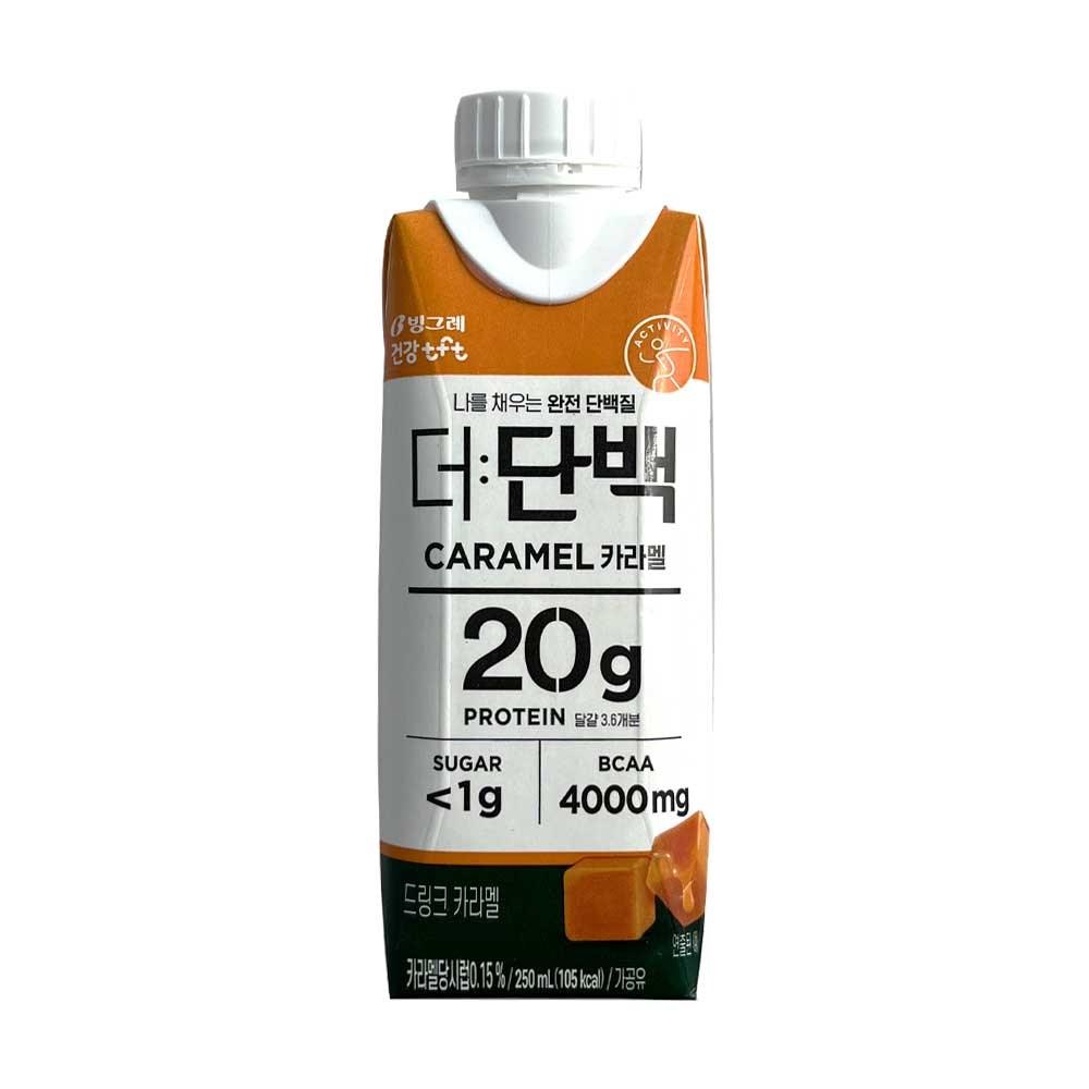 Binggrae The Protein Drink 250ml Drink Caramel 4 pcs Protein Drink Milk Protein Protein Supplement 4 pcs Ingredients: may be | 250ml 4 pcs