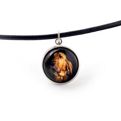 Bloodhound, St. Hubert Hound, Sleuth-hound – Necklace Pendant with Your Photo, Handmade |
