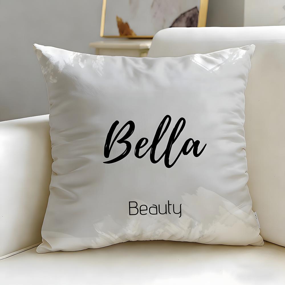 Classic Anime Movie Belle Cushion Cover Soft & Easy-Wash Pillow Case – Versatile for Couch, Bed, Travel and Office