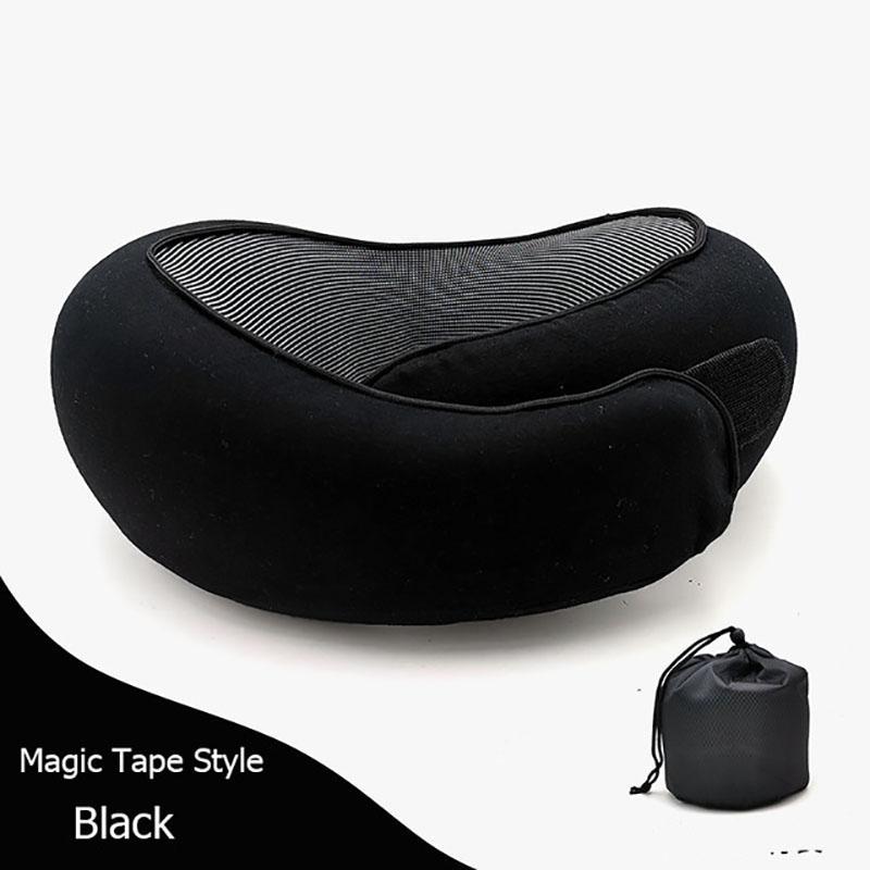 Memory Foam Neck Pillow Cervical Vertebra Travel Portable Noon Break Aircraft U Type Of Pillow Sleep Camping Pillow Carry Bag