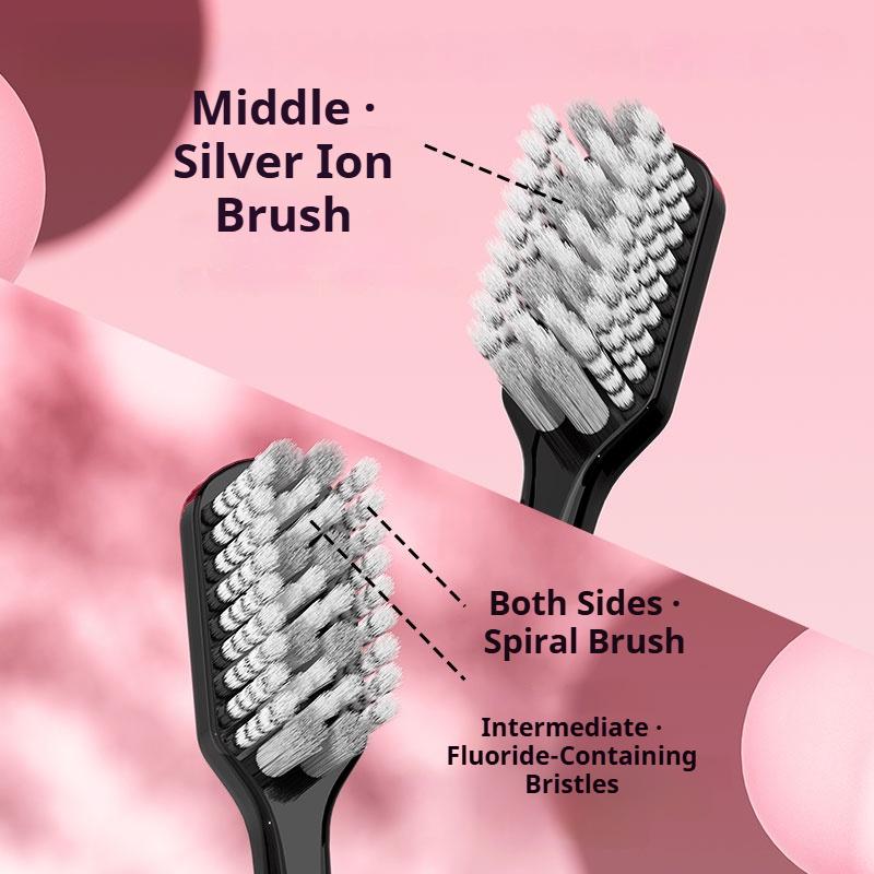 3/6Pcs Adult Toothbrushes for Outdoor Travel, Convenient Toothbrushes, Essential for Home Use, Deep Cleaning Toothbrushes, Great Gift for Holiday