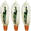 Winter Zipper Plant Covers Warm Plant Freeze Protection Cover Blanket Jacket for Outdoor Potted Plants Shrub Fruit Trees