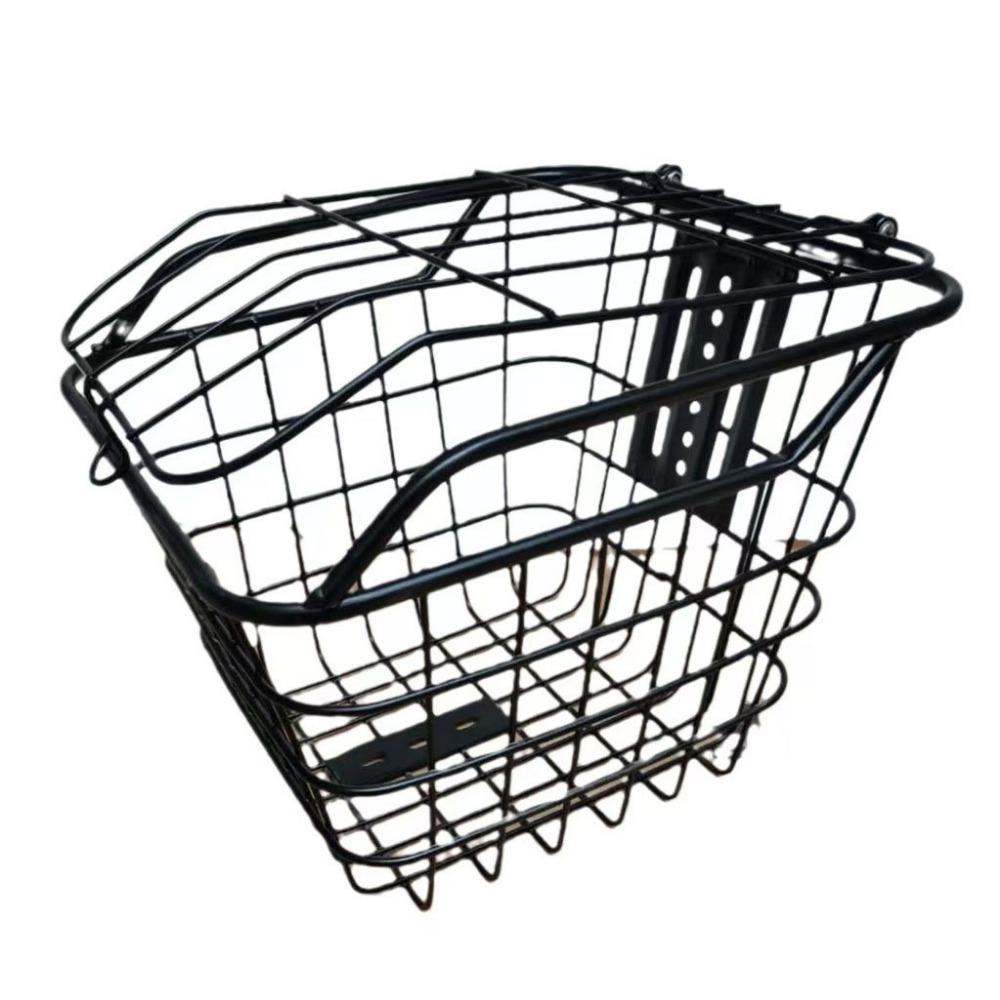 Iron Bicycle Hanging Front Basket Children's Folding Bike Accessories
