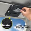 Visera Solar de Coche Organizador de Puntos Bolsillo de Almacenamiento Bolsa Estuche Titular para Tarjeta IC Gafas Pin de Sujeción Guardado Ordenación Accesorios de Coche Auto