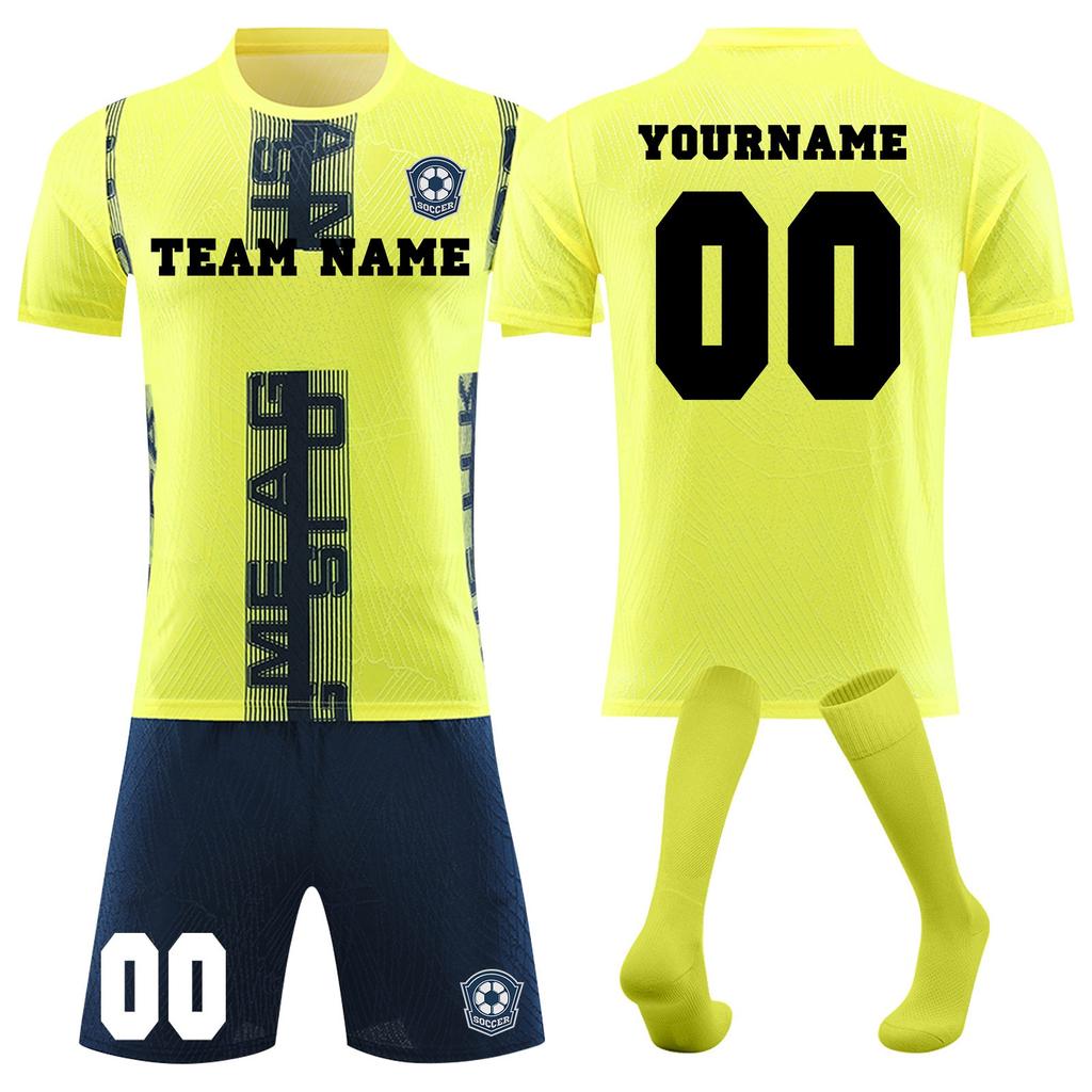 Custom Soccer Jersey for Kids Personalized Youth Soccer Jersey with Team and Number Soccer Gifts