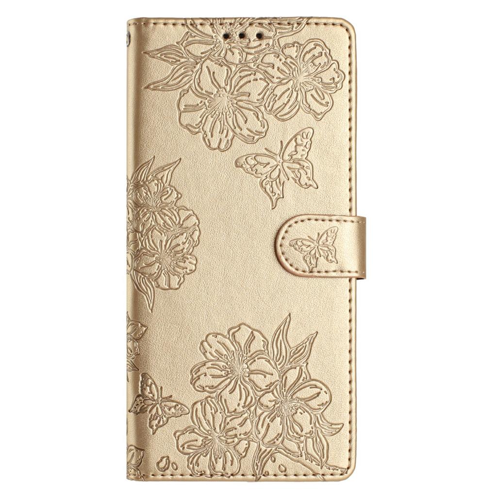 For Xiaomi Redmi Note 14 Pro 4G Case Butterfly Flower Drop-Proof PU Leather Wallet Phone Cover