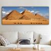 Landscape Canvas Painting Desert Camel Pyramid Sunset Posters And Prints Wall Art Pictures For Living Room Home Decor No Frame